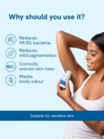 Be Bodywise 4% AHA BHA Underarm Roll On - Floral Fragrance & Fades Pigmentation-50ml
