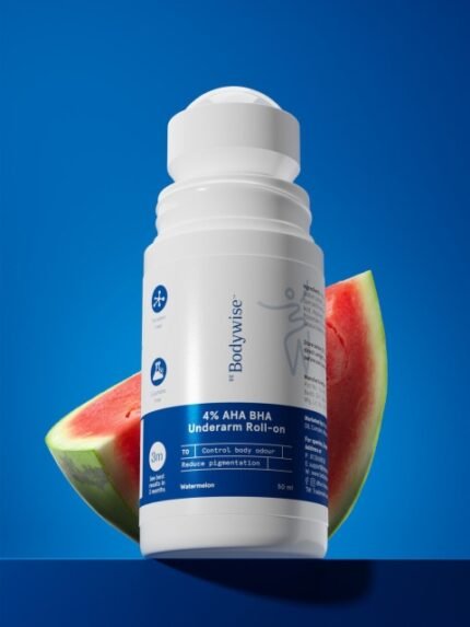 Be Bodywise 4% AHA BHA Underarm Roll On To Control Body Odour - Watermelon - 50ml