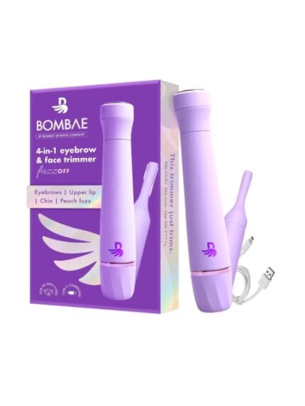 BOMBAE Fuzz Off 4-in-1 Eyebrow & Face Trimmer