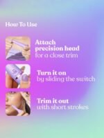 BOMBAE Fuzz Off 4-in-1 Eyebrow & Face Trimmer