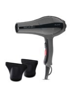 Ikonic Professional Blaze Hair Dryer AC Motor with 2 Interchangeable Nozzles - Black