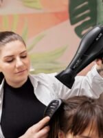 Ikonic Professional Blaze Hair Dryer AC Motor with 2 Interchangeable Nozzles - Black