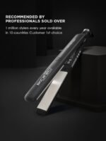 Ikonic Professional Pro Straight Hair Straightener with Nano Titanium Technology - Black