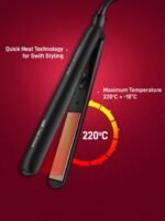 Ikonic Professional Simply Straight Hair Straightener with Auto Controlled Heat Setting - Black