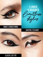 Lakme 9 to 5 Eyeconic Liquid Eyeliner Smudgeproof, Waterproof - Black, 4.5 ml