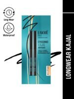 Lakme 9 to 5 Set of 2 Fashionista Eyeconic Lasts upto 24hrs Kajal - Deep Black, 0.35g Each