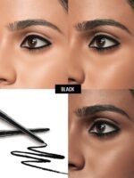 Lakme 9 to 5 Set of 2 Fashionista Eyeconic Lasts upto 24hrs Kajal - Deep Black, 0.35g Each