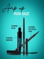 Lakme 9 to 5 Set of 2 Fashionista Eyeconic Lasts upto 24hrs Kajal - Deep Black, 0.35g Each