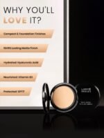 Lakme Xtraordin-airy Compact, 2 In 1 Compact + Foundation, Lightweight - 01 Ivory Fair, 9g