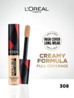 LOreal Paris Infallible Full Coverage Sweat Proof Concealer 10ml - Beige 308