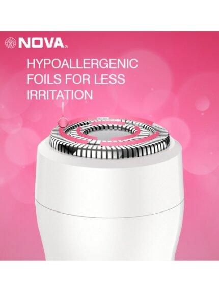 NOVA Women Rose Gold NLS 531 Facial Sensi-Trim Touch Trimmer