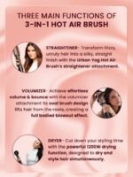 URBANYOG MakeMeeBold 3-in-1 Hot Air Brush - Black