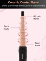 VEGA VHCH-05 I-Curl Hair Curler with 0.5 Inch-1 Inch Barrel & Quick Heat-up Technology