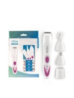VEGA Women Feather Touch 4-In-1 Trimmer for Trimming Eyebrows Face & Bikini Area