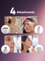 VEGA Women Feather Touch 4-In-1 Trimmer for Trimming Eyebrows Face & Bikini Area